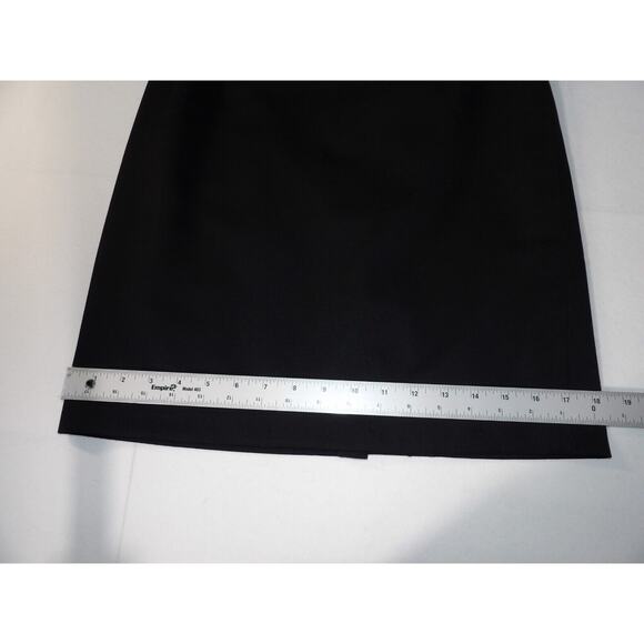 Pendelton Vtg Sz 4 Skirt Pencil Straight Wool Black Knee Length Modest Capsule - Picture 6 of 12